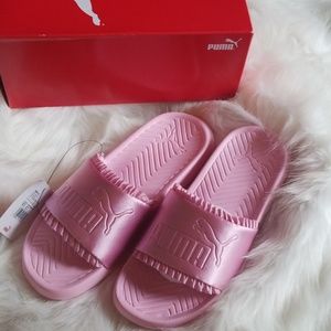puma popcat silk slides